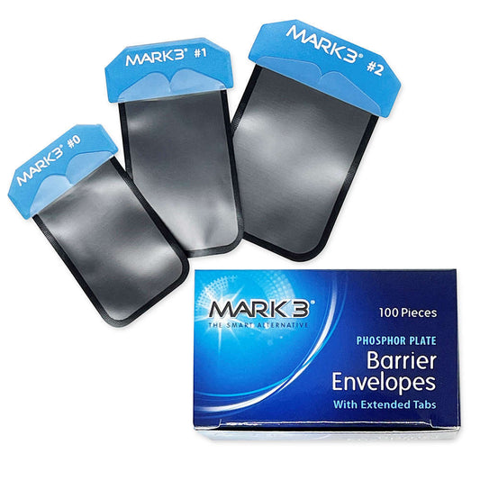 Barrier Envelopes for size#2 phosphor plate 100 per box Mark 3