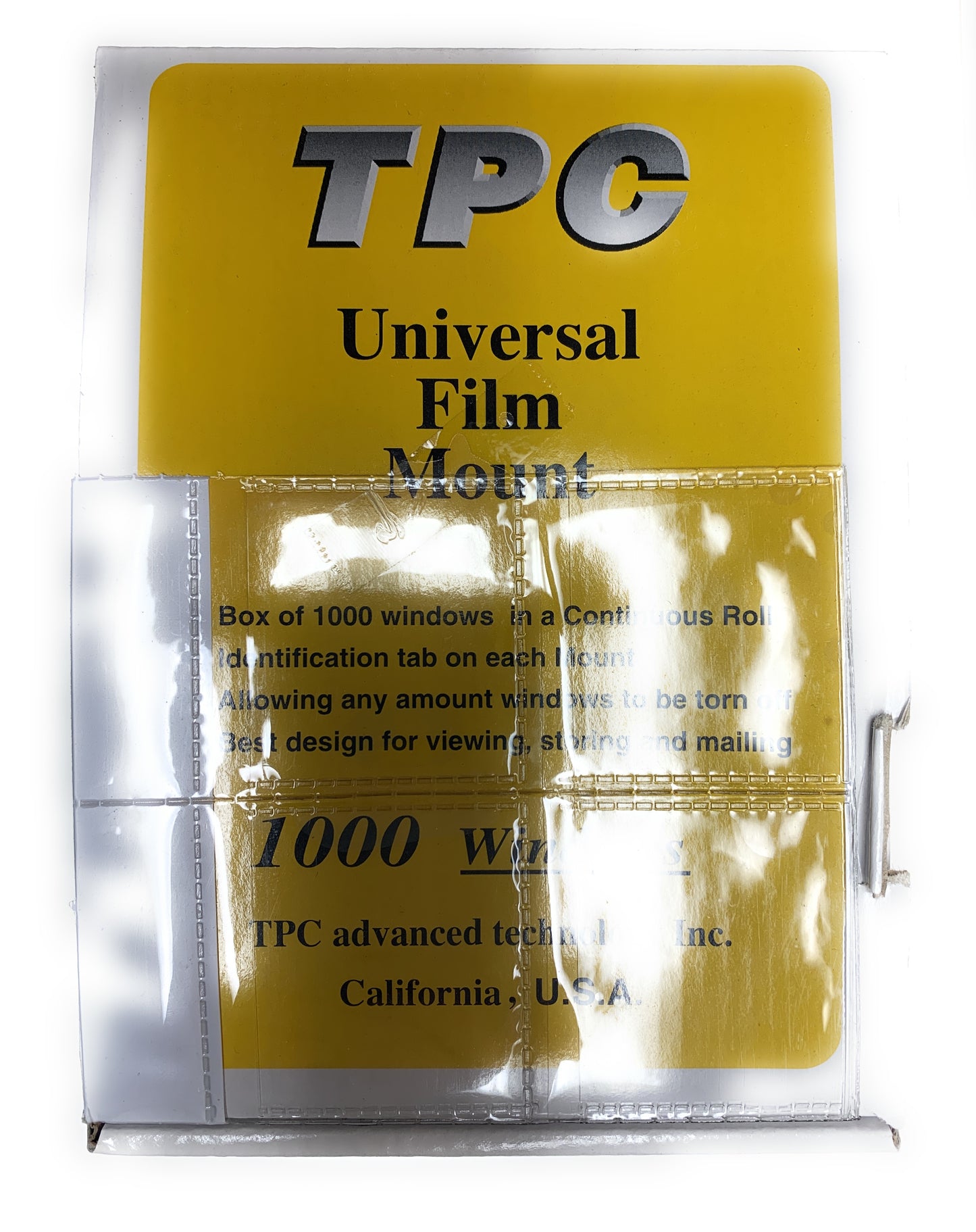 Universal film mount 1000 windows in a roll