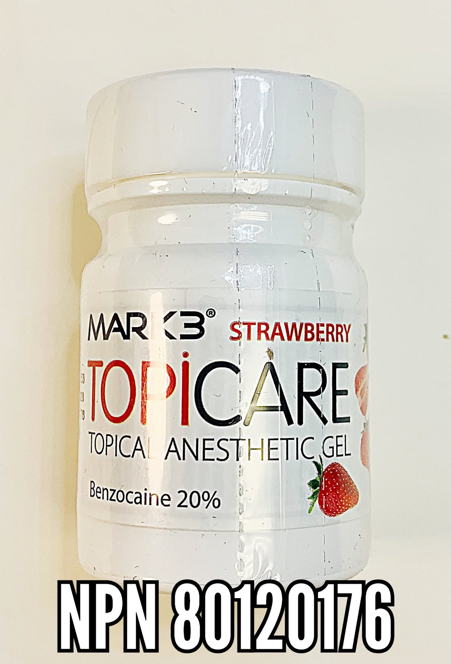 TOPICARE Mark3 Topical Anesthetic Gel 1oz STRAWBERRY flavour only