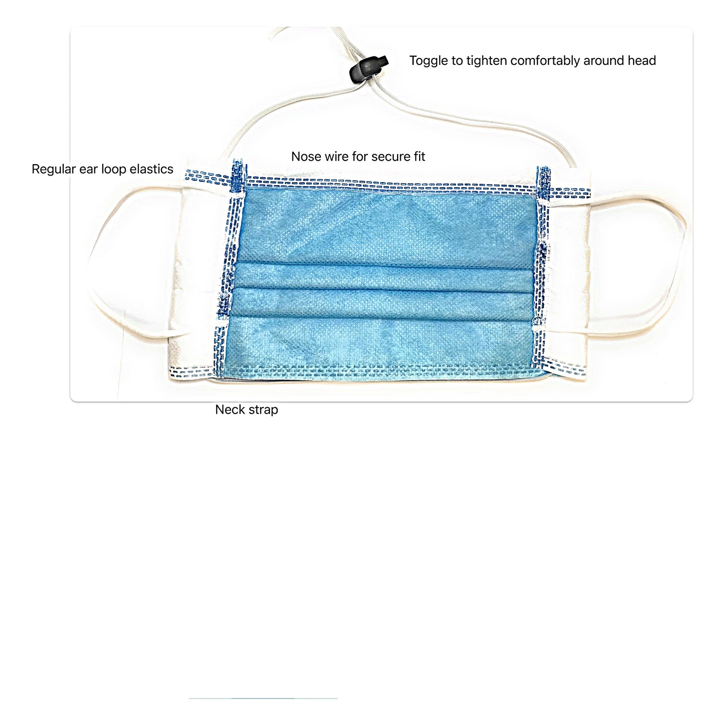 Dental Medco surgical mask, one bag (four masks per bag) made in Canada